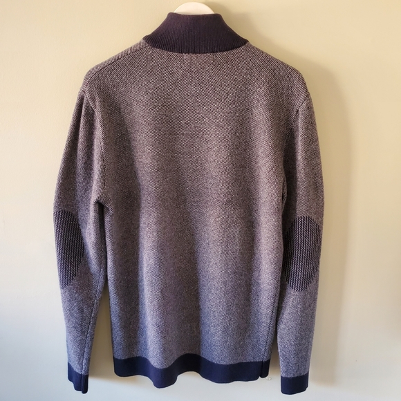 Progetto Uomo XL Old Money Ivy League Preppy Wool Cashmere Quarter-Zip Sweater - Picture 7 of 9